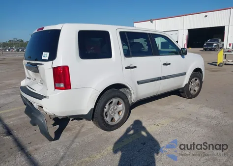 2014 Honda Pilot Lx from USA, damaged, VIN 5FNYF3H21EB015947